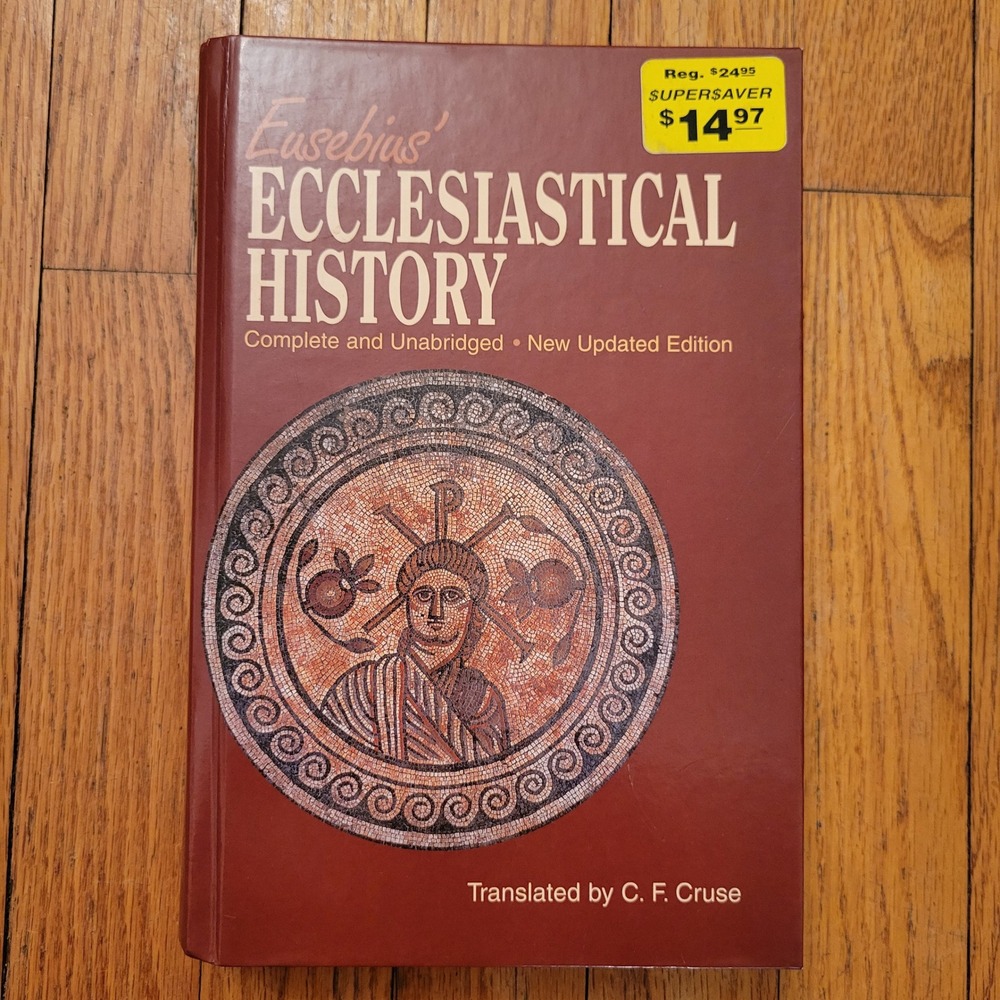 Eusebius Ecclesiastical History Translated by C. F.‎ Cruse Book Pastor Guide